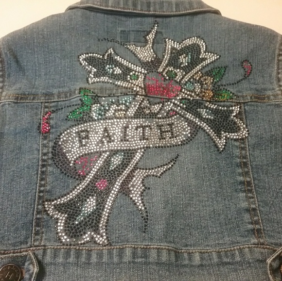 Girls Denim Vest - Picture 1 of 5